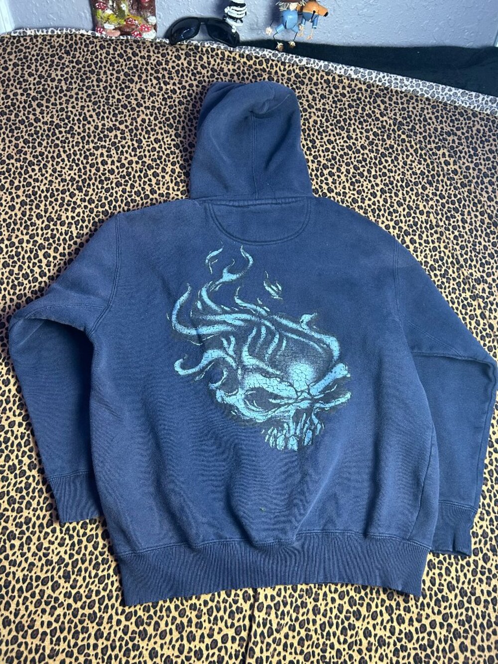 Y2K JNCO blue hoodie - Picture 2 of 5